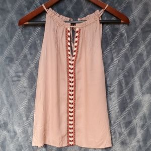 Lucky Brand Embroidered Tank